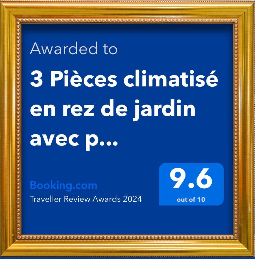 3 Pieces Climatise En Rez De Jardin Avec Piscine Apartment Вилньов Любе Екстериор снимка